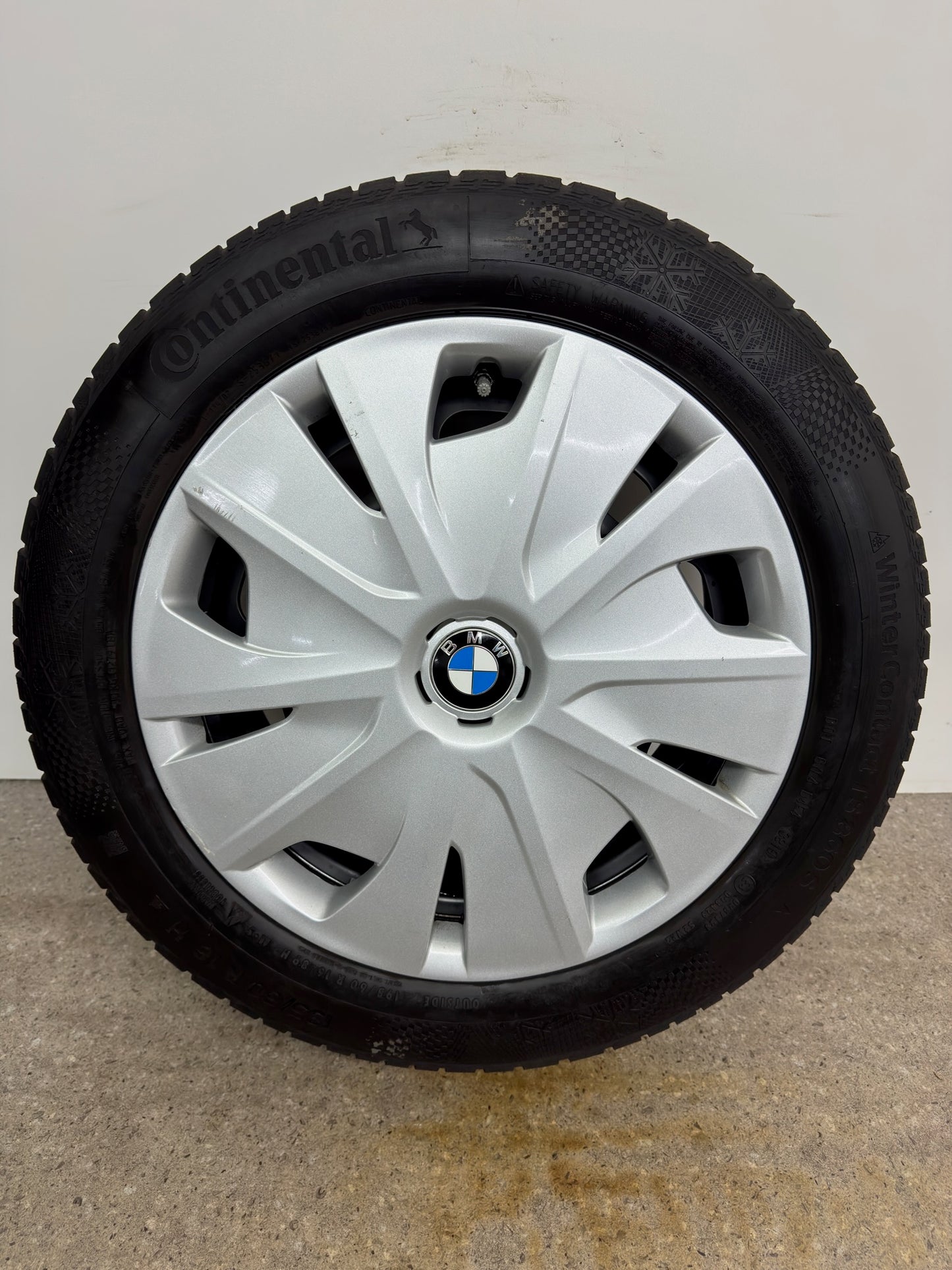 Original BMW 1er F40 2er Gran Coupé F44 16 Zoll Winterräder Winterreifen inkl. Blenden Felgen Stahlfelgen 6864660 195/60 R16 89H M+S 7x16 IS47 ET47 RDCi RDKS Continental BMW Stern * Winterradsatz