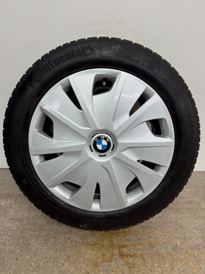 Original BMW 1er F40 2er Gran Coupé F44 16 Zoll Winterräder Winterreifen inkl. Blenden Felgen Stahlfelgen 6864660 195/60 R16 89H M+S 7x16 IS47 ET47 RDCi RDKS Continental BMW Stern * Winterradsatz