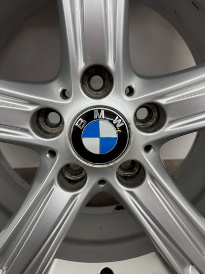 Original BMW 3er F30 F31 4er F32 F33 F36 Sty. 393 17 Zoll Felgen Alufelgen 6796242 Styling Silber 7,5x17 ET37 IS37 Limousine Cabrio Coupé RDKS RSC Felgensatz REIFEN NUR TRANSPORTSCHUTZ