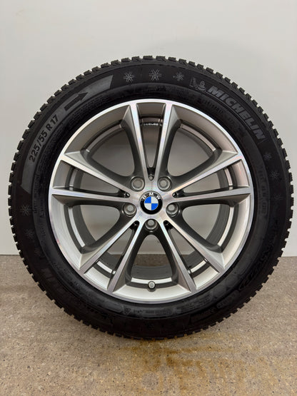 *TOP ZUSTAND* Original BMW 5er G30 G31 Styling 631 17 Zoll Winterräder Winterreifen Felgen 6863417 Alufelgen 225/55 R17 97H RFT RSC V-Speiche 7,5x17 ET27 IS27 Limousine Touring Winterradsatz MwSt.