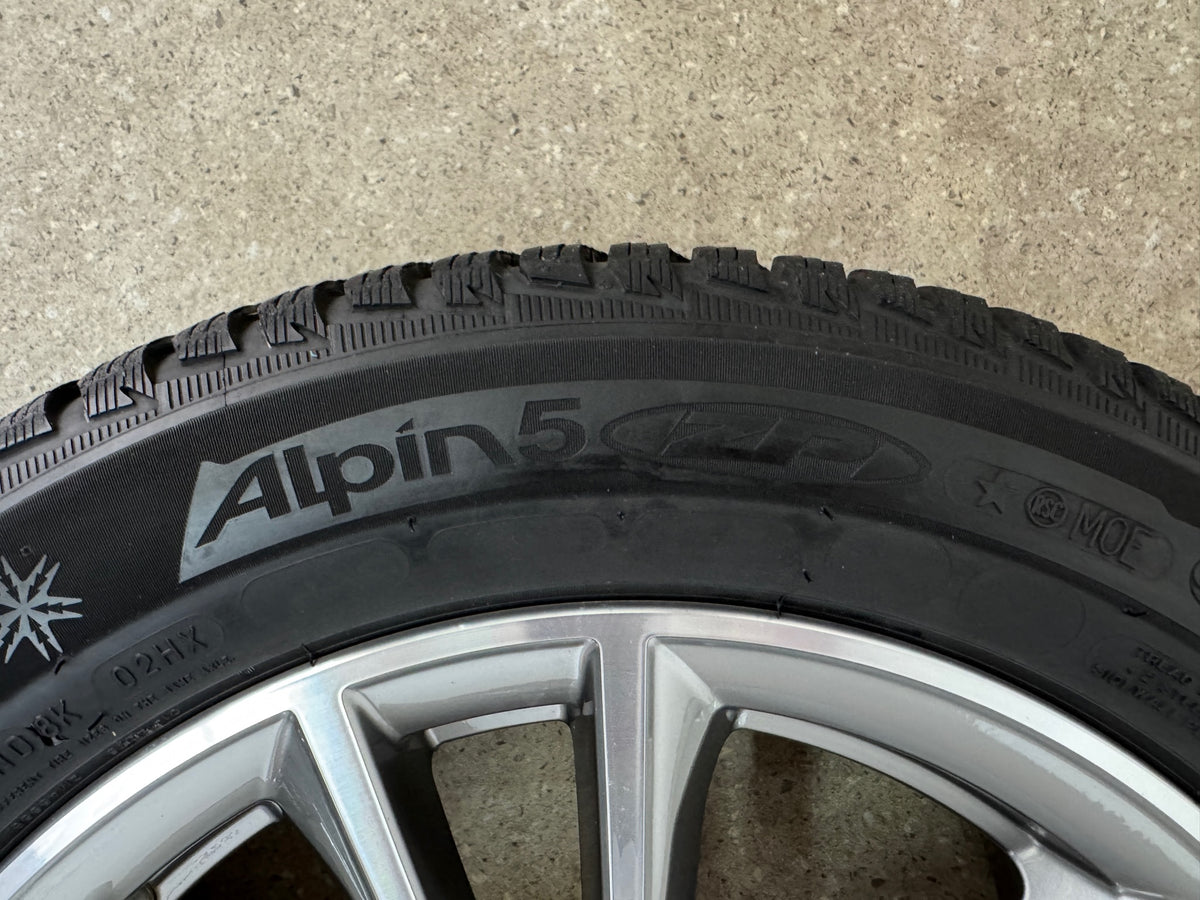*TOP ZUSTAND* Original BMW 5er G30 G31 Styling 631 17 Zoll Winterräder Winterreifen Felgen 6863417 Alufelgen 225/55 R17 97H RFT RSC V-Speiche 7,5x17 ET27 IS27 Limousine Touring Winterradsatz MwSt.