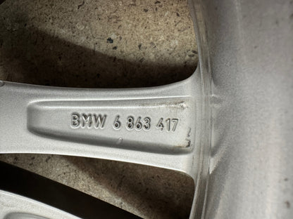 *TOP ZUSTAND* Original BMW 5er G30 G31 Styling 631 17 Zoll Winterräder Winterreifen Felgen 6863417 Alufelgen 225/55 R17 97H RFT RSC V-Speiche 7,5x17 ET27 IS27 Limousine Touring Winterradsatz MwSt.