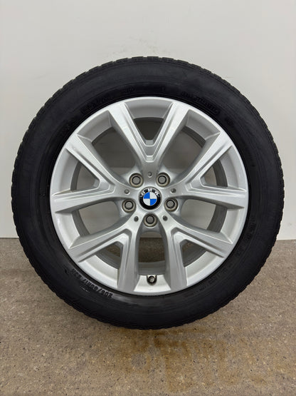 Original BMW X1 F48 X2 F39 Sty. 574 17 Zoll Felgen Alufelgen REIFEN ABGEFAHREN 6856076 Styling RDKS RDCi 205/60 R17 93H 5x112 6,5x17 IS39 ET39 SUV Silber Felgensatz