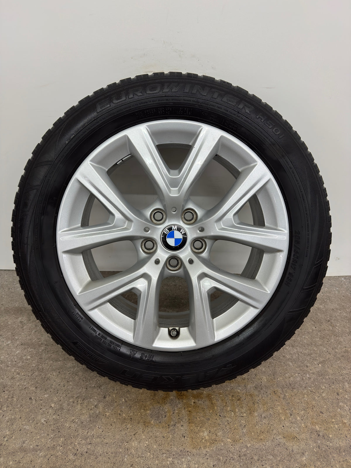 Original BMW X1 F48 X2 F39 Sty. 574 17 Zoll Felgen Alufelgen REIFEN ABGEFAHREN 6856076 Styling RDKS RDCi 205/60 R17 93H 5x112 6,5x17 IS39 ET39 SUV Silber Felgensatz