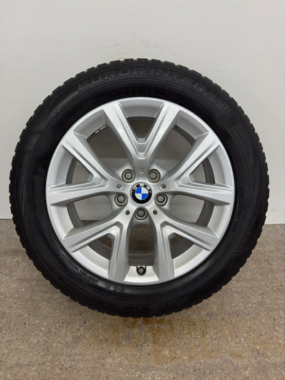 Original BMW X1 F48 X2 F39 Sty. 574 17 Zoll Felgen Alufelgen REIFEN ABGEFAHREN 6856076 Styling RDKS RDCi 205/60 R17 93H 5x112 6,5x17 IS39 ET39 SUV Silber Felgensatz