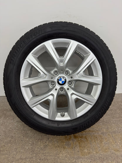 Original BMW X1 F48 X2 F39 Sty. 574 17 Zoll Felgen Alufelgen REIFEN ABGEFAHREN 6856076 Styling RDKS RDCi 205/60 R17 93H 5x112 6,5x17 IS39 ET39 SUV Silber Felgensatz