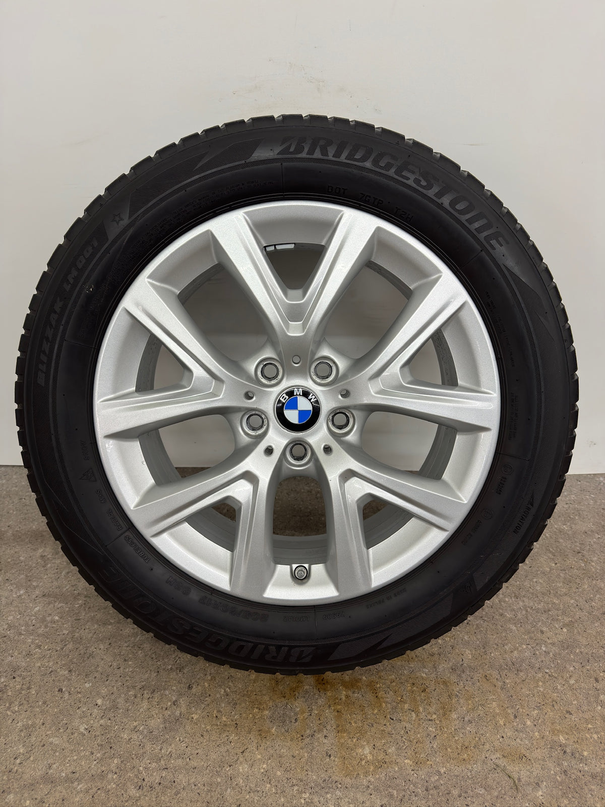 Original BMW X1 F48 X2 F39 Sty. 574 17 Zoll Felgen Alufelgen REIFEN ABGEFAHREN 6856076 Styling RDKS RDCi 205/60 R17 93H 5x112 6,5x17 IS39 ET39 SUV Silber Felgensatz