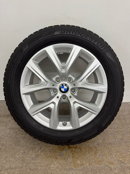 Original BMW X1 F48 X2 F39 Sty. 574 17 Zoll Felgen Alufelgen REIFEN ABGEFAHREN 6856076 Styling RDKS RDCi 205/60 R17 93H 5x112 6,5x17 IS39 ET39 SUV Silber Felgensatz