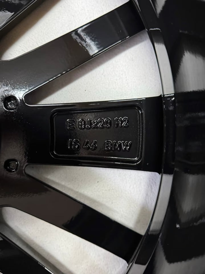 NEU* Original BMW X1 U11 X2 U10 Sty. 869i 20 Zoll Felgen Alufelgen 6898042 8x20 IS46 ET46 Black-Edition Schwarz Hochglanz Individual Styling Sport Typ 5x112 SUV Felgensatz MwSt.