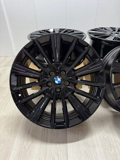 NEU* Original BMW X1 U11 X2 U10 Sty. 869i 20 Zoll Felgen Alufelgen 6898042 8x20 IS46 ET46 Black-Edition Schwarz Hochglanz Individual Styling Sport Typ 5x112 SUV Felgensatz MwSt.