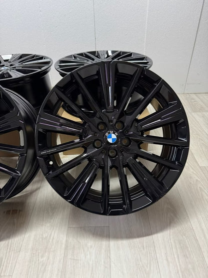 NEU* Original BMW X1 U11 X2 U10 Sty. 869i 20 Zoll Felgen Alufelgen 6898042 8x20 IS46 ET46 Black-Edition Schwarz Hochglanz Individual Styling Sport Typ 5x112 SUV Felgensatz MwSt.