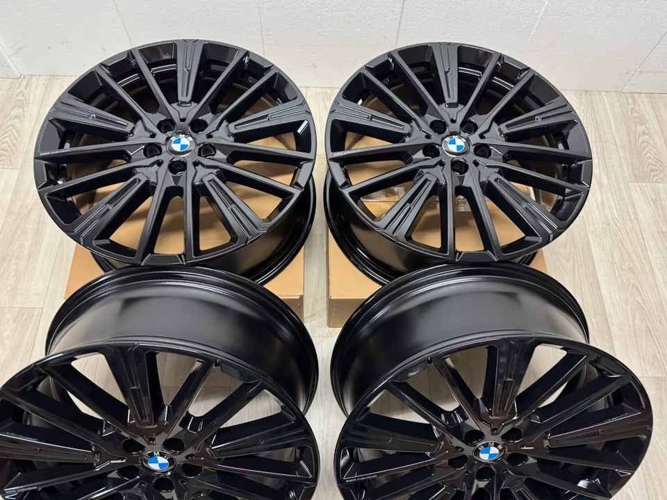 NEU* Original BMW X1 U11 X2 U10 Sty. 869i 20 Zoll Felgen Alufelgen 6898042 8x20 IS46 ET46 Black-Edition Schwarz Hochglanz Individual Styling Sport Typ 5x112 SUV Felgensatz MwSt.