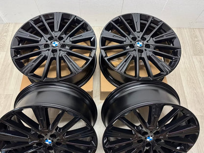 NEU* Original BMW X1 U11 X2 U10 Sty. 869i 20 Zoll Felgen Alufelgen 6898042 8x20 IS46 ET46 Black-Edition Schwarz Hochglanz Individual Styling Sport Typ 5x112 SUV Felgensatz MwSt.