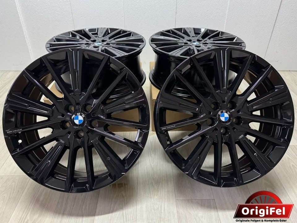 NEU* Original BMW X1 U11 X2 U10 Sty. 869i 20 Zoll Felgen Alufelgen 6898042 8x20 IS46 ET46 Black-Edition Schwarz Hochglanz Individual Styling Sport Typ 5x112 SUV Felgensatz MwSt.