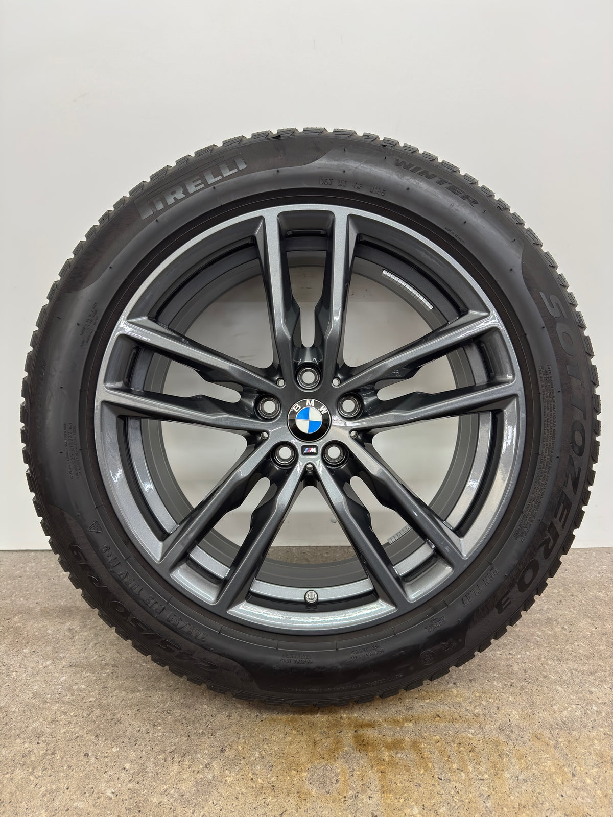 TOP DOT4822 6mm Original BMW X3 G01 X4 G02 19 Zoll M 698M Winterräder Winterreifen Felgen 8746987 Alufelgen 245/50 R19 105V M+S SUV Pirelli RSC RDCi Anthrazit Grey Winterradsatz MwSt.