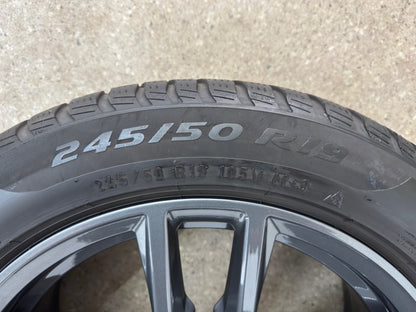 TOP DOT4822 6mm Original BMW X3 G01 X4 G02 19 Zoll M 698M Winterräder Winterreifen Felgen 8746987 Alufelgen 245/50 R19 105V M+S SUV Pirelli RSC RDCi Anthrazit Grey Winterradsatz MwSt.