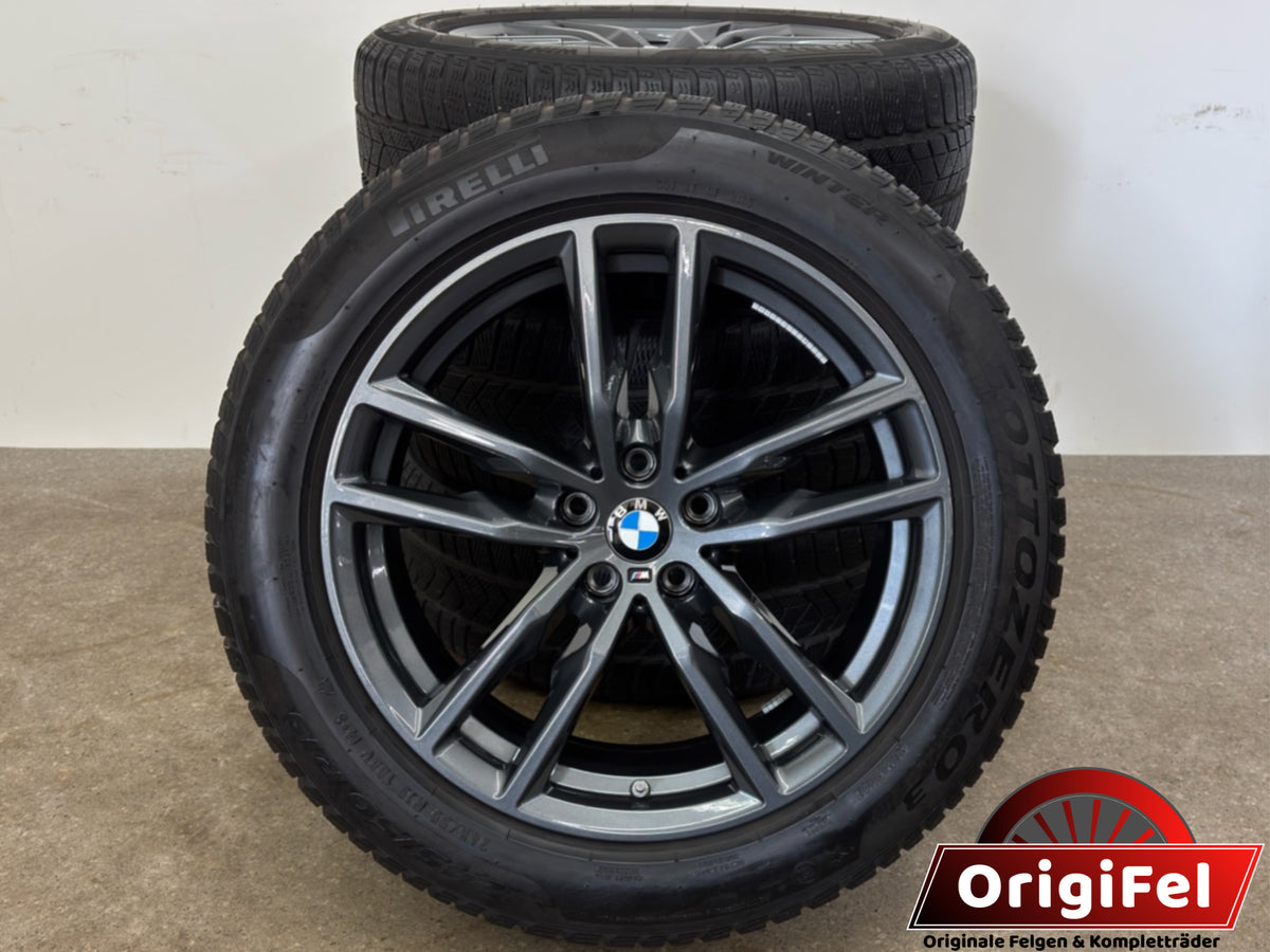 TOP DOT4822 6mm Original BMW X3 G01 X4 G02 19 Zoll M 698M Winterräder Winterreifen Felgen 8746987 Alufelgen 245/50 R19 105V M+S SUV Pirelli RSC RDCi Anthrazit Grey Winterradsatz MwSt.