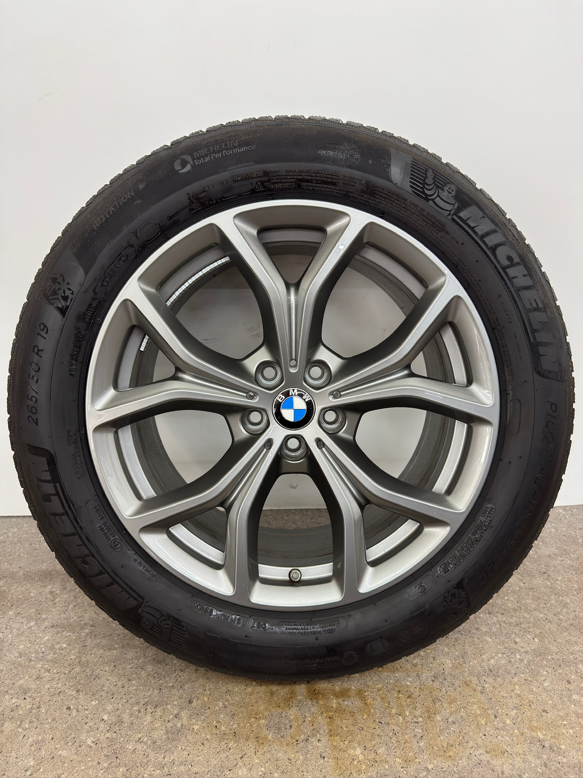TOP 6,4-6,2mm Original BMW X5 G05 X6 G06 Styling 735 19 Zoll Winterräder Winterreifen Felgen 6883752 Alufelgen 265/50 R19 110H M+S RSC 9x19 IS38 ET38 * Michelin Winterradsatz MwSt.