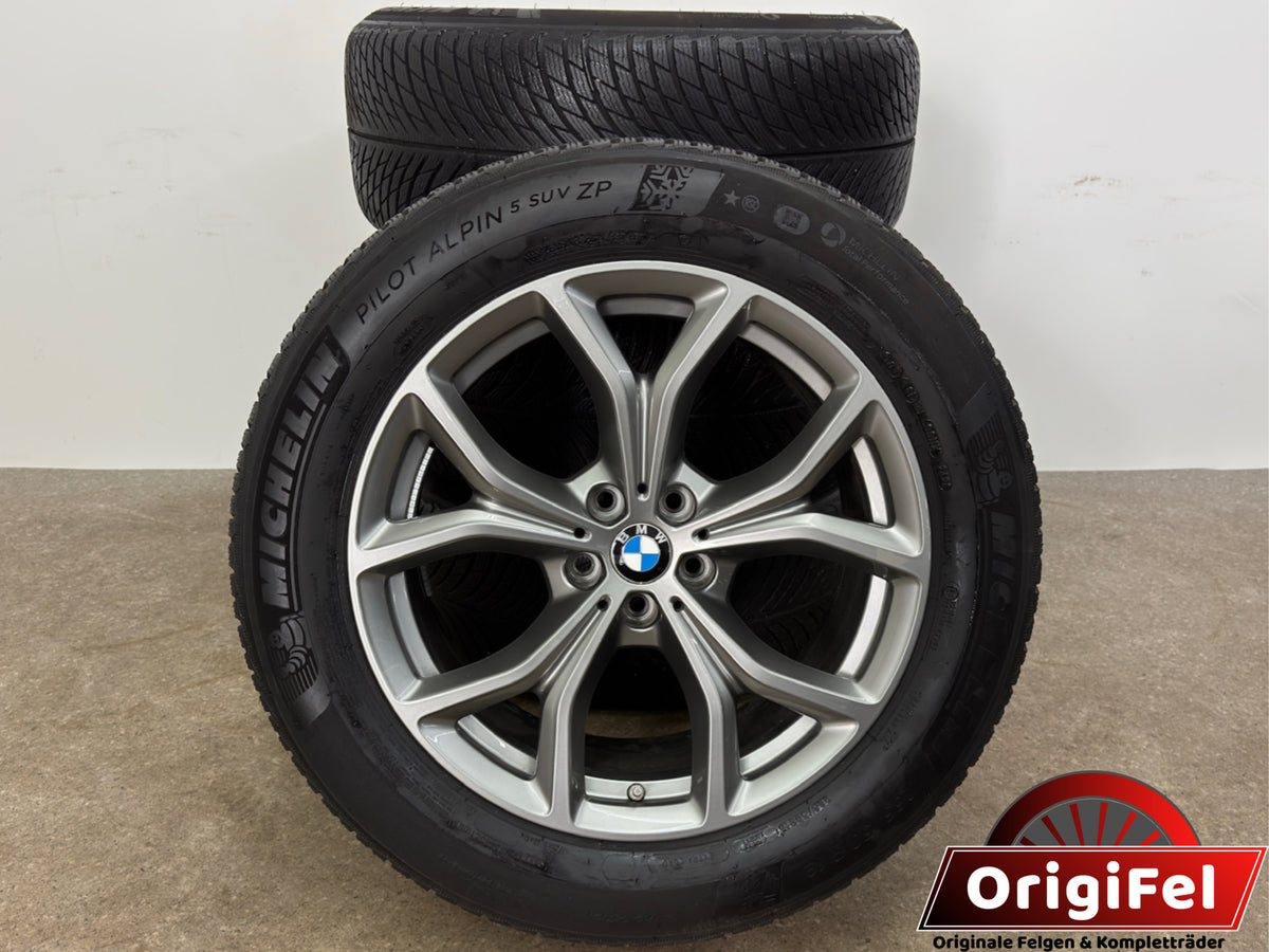 TOP 6,4-6,2mm Original BMW X5 G05 X6 G06 Styling 735 19 Zoll Winterräder Winterreifen Felgen 6883752 Alufelgen 265/50 R19 110H M+S RSC 9x19 IS38 ET38 * Michelin Winterradsatz MwSt.