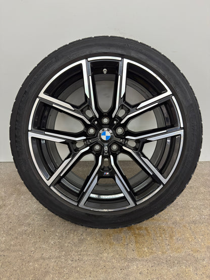 Original BMW i4 G26 Gran Coupé 19 Zoll M 859M Winterräder Winterreifen Felgen 8747304 5A50407 8747305 Alufelgen 245/40 R19 98V 255/40 R19 100V M+S Styling Schwarz Bicolor Winterradsatz MwSt.