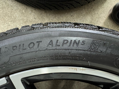 Original BMW i4 G26 Gran Coupé 19 Zoll M 859M Winterräder Winterreifen Felgen 8747304 5A50407 8747305 Alufelgen 245/40 R19 98V 255/40 R19 100V M+S Styling Schwarz Bicolor Winterradsatz MwSt.