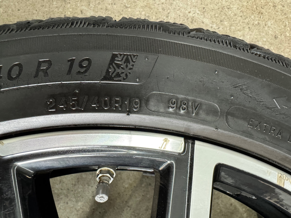 Original BMW i4 G26 Gran Coupé 19 Zoll M 859M Winterräder Winterreifen Felgen 8747304 5A50407 8747305 Alufelgen 245/40 R19 98V 255/40 R19 100V M+S Styling Schwarz Bicolor Winterradsatz MwSt.