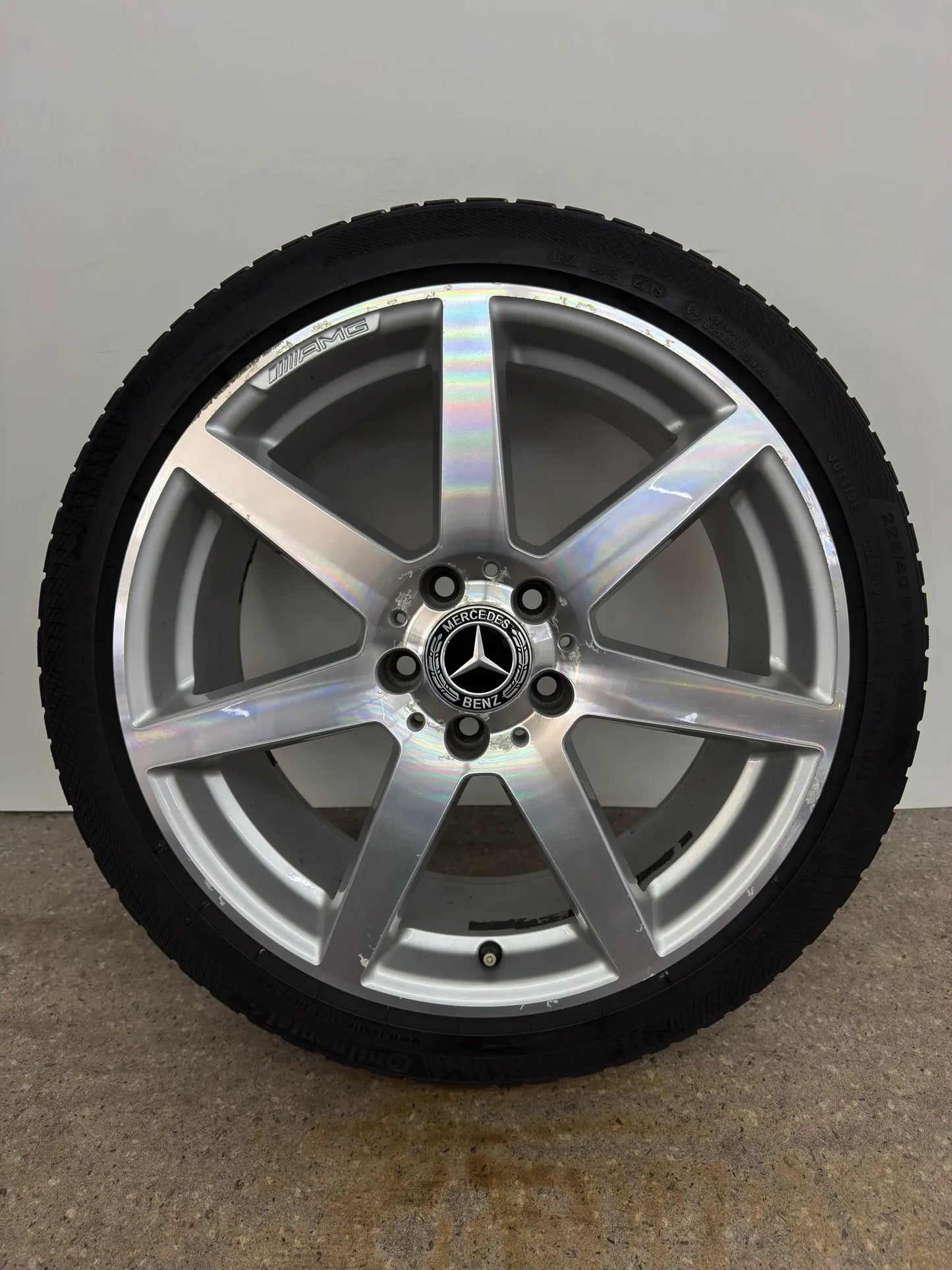 Original Mercedes C-Klasse W 204 S 204 18 Zoll AMG Winterräder Winterreifen Felgen Alufelgen A2044019802 A2044019902 225/40 R18 92V 255/35 R18 94V T-Modell Limousine Winterradsatz