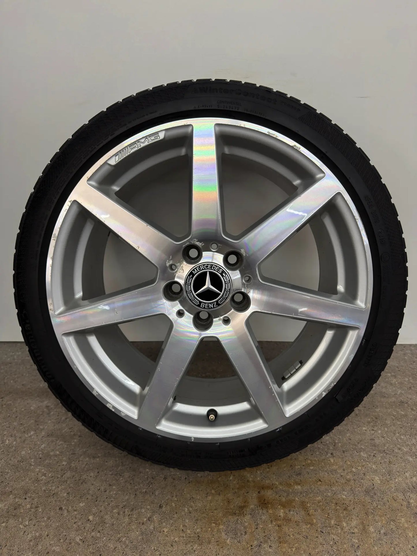 Original Mercedes C-Klasse W 204 S 204 18 Zoll AMG Winterräder Winterreifen Felgen Alufelgen A2044019802 A2044019902 225/40 R18 92V 255/35 R18 94V T-Modell Limousine Winterradsatz