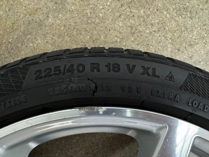 Original Mercedes C-Klasse W 204 S 204 18 Zoll AMG Winterräder Winterreifen Felgen Alufelgen A2044019802 A2044019902 225/40 R18 92V 255/35 R18 94V T-Modell Limousine Winterradsatz