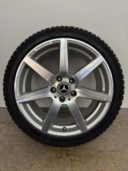 Original Mercedes C-Klasse W 204 S 204 18 Zoll AMG Winterräder Winterreifen Felgen Alufelgen A2044019802 A2044019902 225/40 R18 92V 255/35 R18 94V T-Modell Limousine Winterradsatz