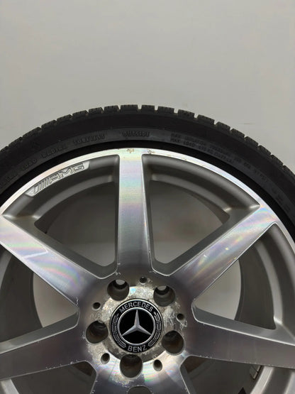 Original Mercedes C-Klasse W 204 S 204 18 Zoll AMG Winterräder Winterreifen Felgen Alufelgen A2044019802 A2044019902 225/40 R18 92V 255/35 R18 94V T-Modell Limousine Winterradsatz
