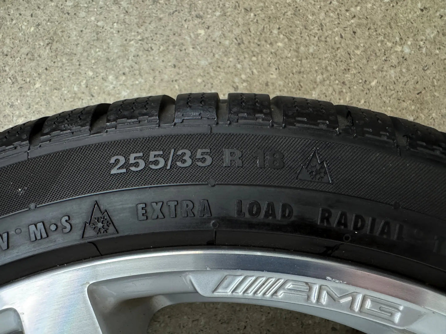 Original Mercedes C-Klasse W 204 S 204 18 Zoll AMG Winterräder Winterreifen Felgen Alufelgen A2044019802 A2044019902 225/40 R18 92V 255/35 R18 94V T-Modell Limousine Winterradsatz
