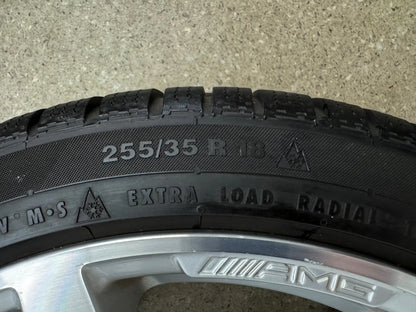 Original Mercedes C-Klasse W 204 S 204 18 Zoll AMG Winterräder Winterreifen Felgen Alufelgen A2044019802 A2044019902 225/40 R18 92V 255/35 R18 94V T-Modell Limousine Winterradsatz