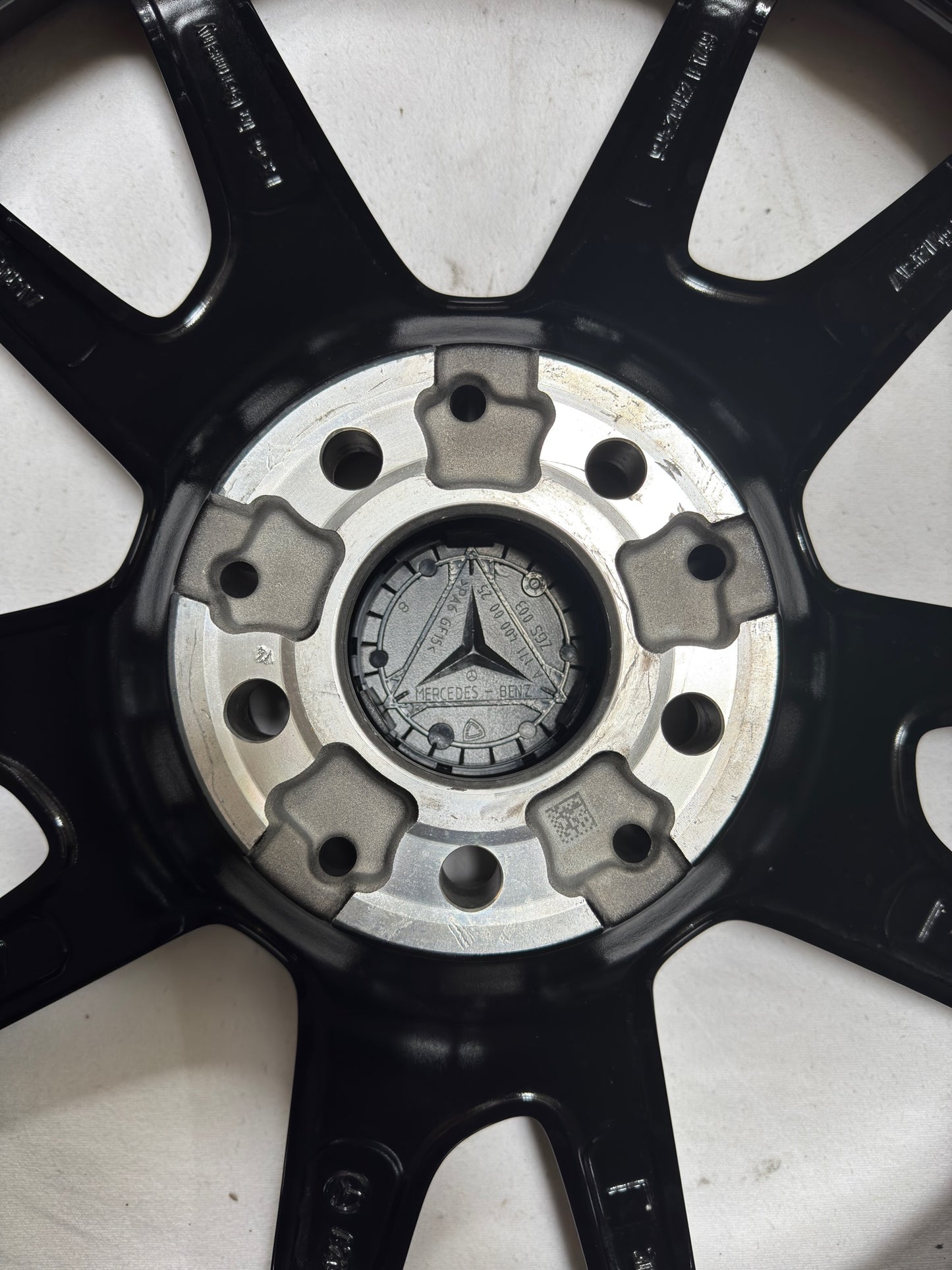 Original Mercedes E-Klasse W213 43 53 AMG 20 Zoll Felge A2134012500 Alufelge Einzelfelge W213 S213 C238 A238 9x20 ET49 Schwarz Glanzgedreht Limousine T-Modell Ersatzfelge