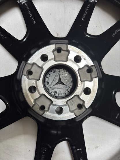 Original Mercedes E-Klasse W213 43 53 AMG 20 Zoll Felge A2134012500 Alufelge Einzelfelge W213 S213 C238 A238 9x20 ET49 Schwarz Glanzgedreht Limousine T-Modell Ersatzfelge