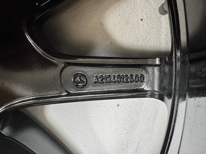 Original Mercedes E-Klasse W213 43 53 AMG 20 Zoll Felge A2134012500 Alufelge Einzelfelge W213 S213 C238 A238 9x20 ET49 Schwarz Glanzgedreht Limousine T-Modell Ersatzfelge