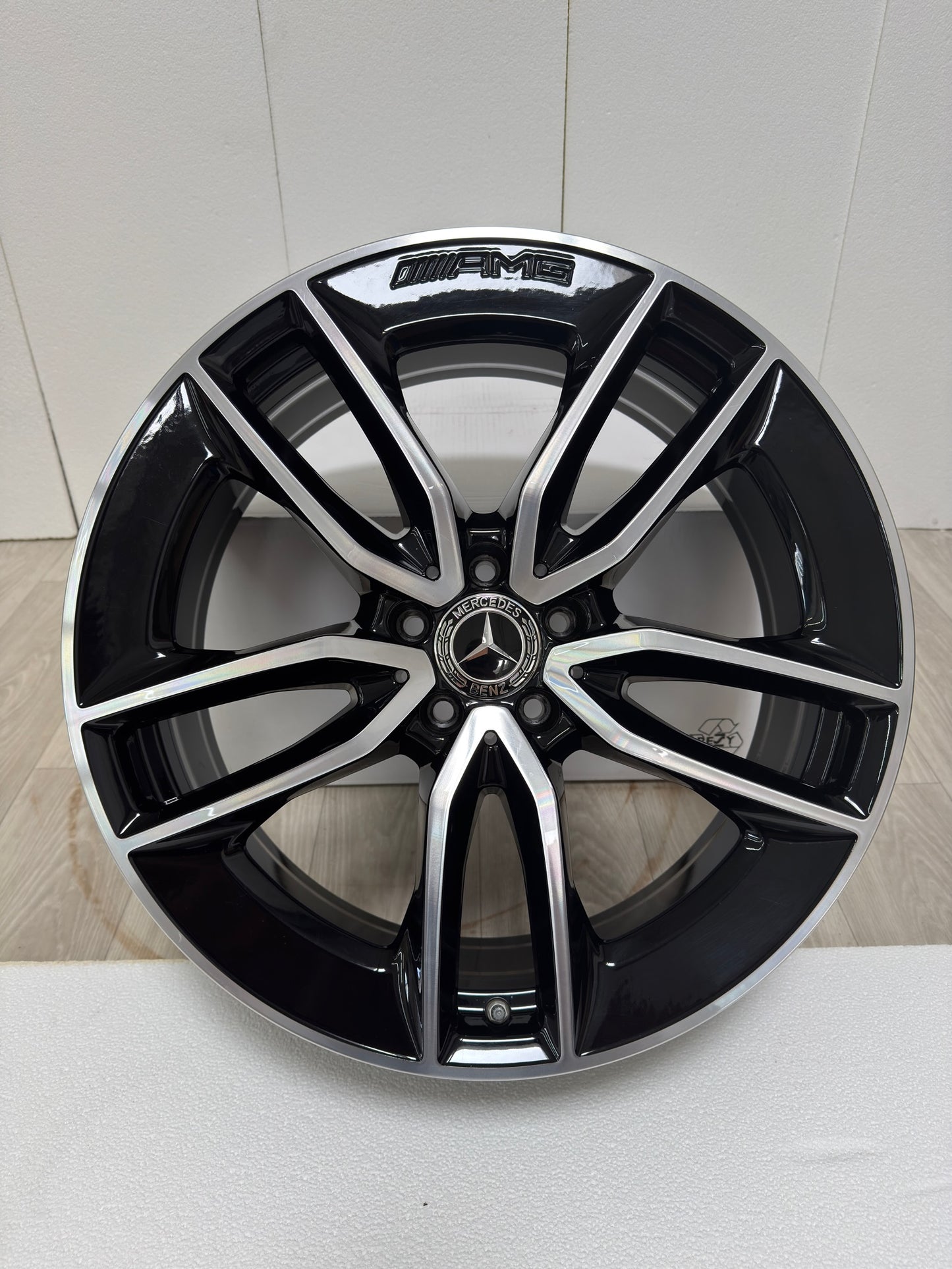Original Mercedes E-Klasse W213 43 53 AMG 20 Zoll Felge A2134014900 Alufelge Einzelfelge W213 S213 C238 A238 8x20 ET20 Schwarz Glanzgedreht Limousine T-Modell Ersatzfelge
