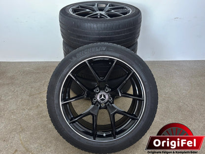 Original Mercedes GLC X 253 C 253 20 Zoll AMG Sommerräder Sommerreifen Felgen A2534015500 A2534015600 Alufelgen 255/45 R20 105Y 285/40 R20 108Y MO SUV Coupé Sport Line Schwarz Sommerradsatz