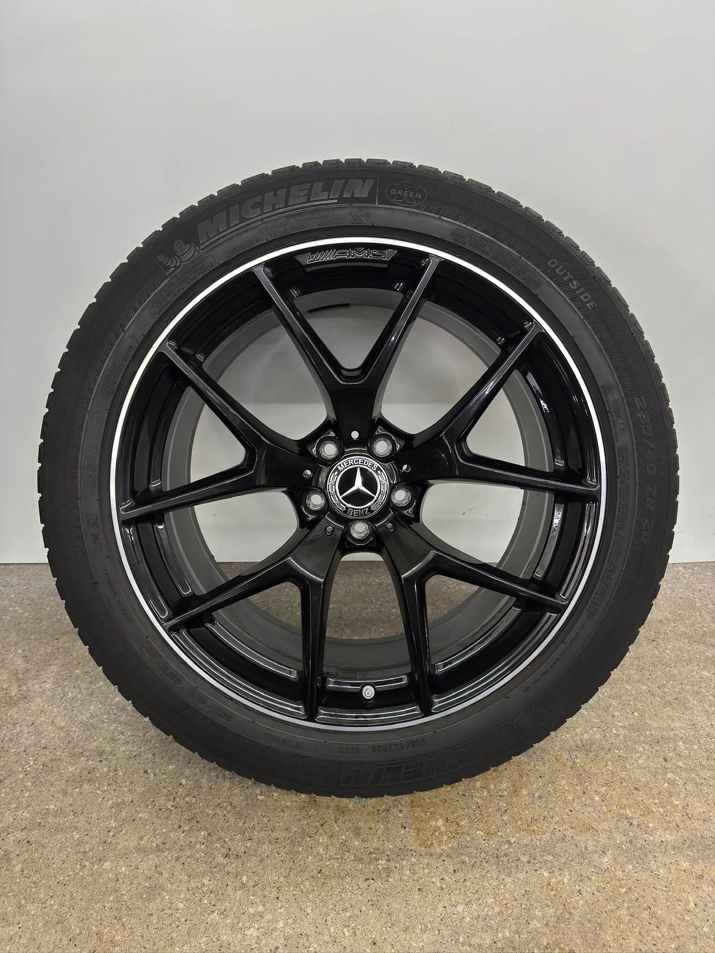 Original Mercedes GLC X 253 C 253 20 Zoll AMG Sommerräder Sommerreifen Felgen A2534015500 A2534015600 Alufelgen 255/45 R20 105Y 285/40 R20 108Y MO SUV Coupé Sport Line Schwarz Sommerradsatz
