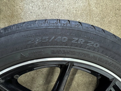 Original Mercedes GLC X 253 C 253 20 Zoll AMG Sommerräder Sommerreifen Felgen A2534015500 A2534015600 Alufelgen 255/45 R20 105Y 285/40 R20 108Y MO SUV Coupé Sport Line Schwarz Sommerradsatz