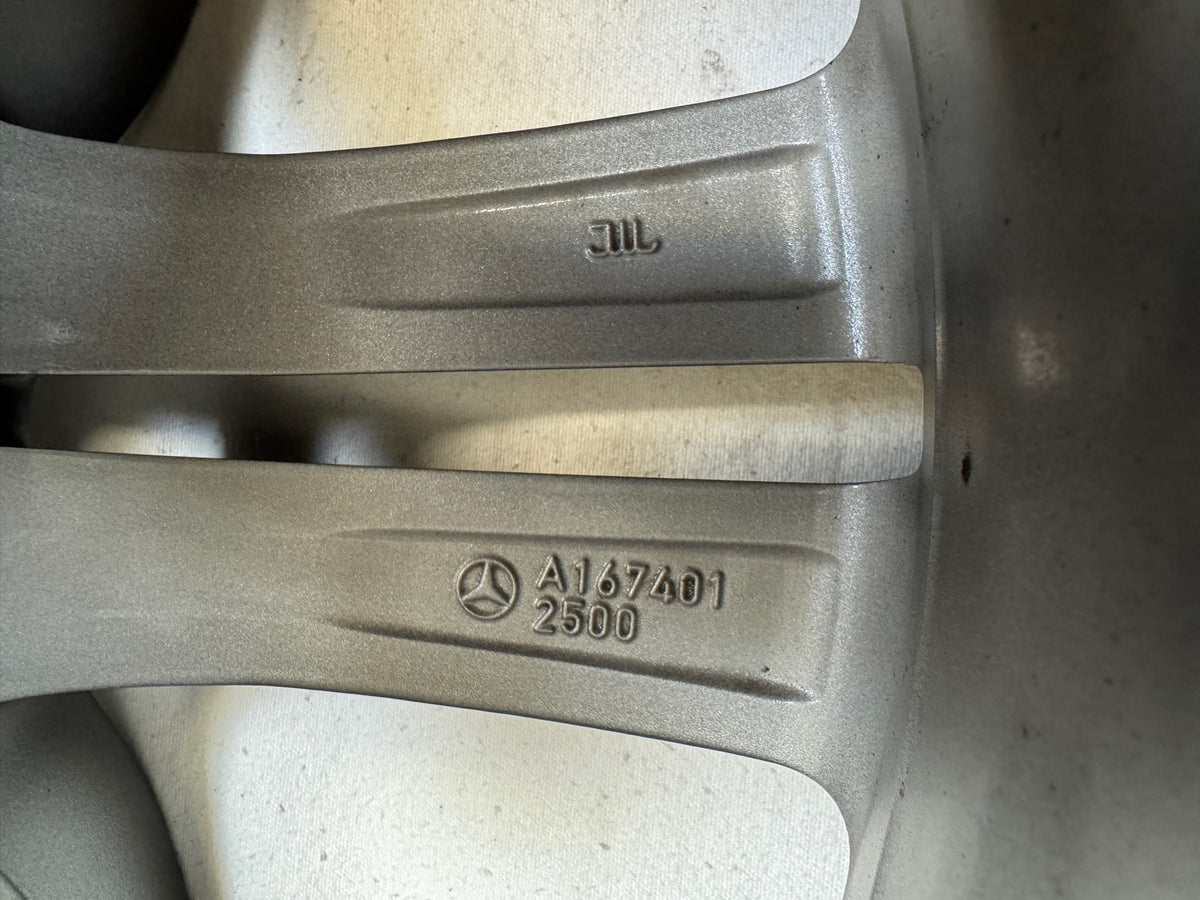 WIE NEU inkl. RDKS Original Mercedes GLE V 167 X 167 C 167 20 Zoll Felgen Alufelgen A1674012400 A1674012500 SUV Coupé Anthrazit Grau Glanzgedreht Sport Felgensatz MwSt. ausweisbar