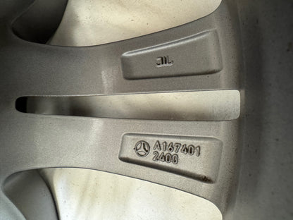 WIE NEU inkl. RDKS Original Mercedes GLE V 167 X 167 C 167 20 Zoll Felgen Alufelgen A1674012400 A1674012500 SUV Coupé Anthrazit Grau Glanzgedreht Sport Felgensatz MwSt. ausweisbar