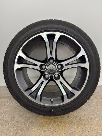 Original Opel Insignia A Twin Spoke 18 Zoll OPC Felgen Alufelgen 32026039 Gsi 8x18 ET42 5x120 Sport Line Bicolor Anthrazit Felgensatz (REIFEN NUR TRANSPORTSCHUTZ)