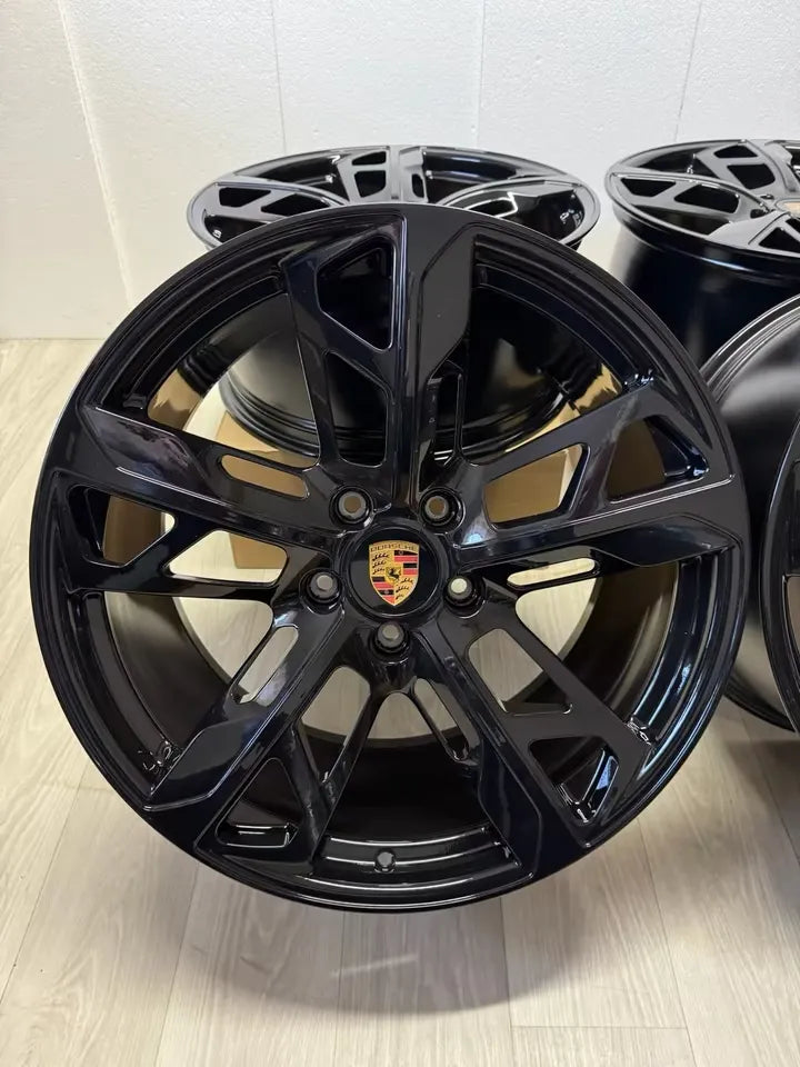 NEU* Original Porsche Taycan 21 Zoll Cross Turismo Felgen Alufelgen 9J1601025AL 9J1601025AM 9,5x21 ET60 11,5x21 ET66 Turbo S GTS GT 4 S Aero Cross Turismo Sport Felgensatz 9J1 Schwarz MwSt.
