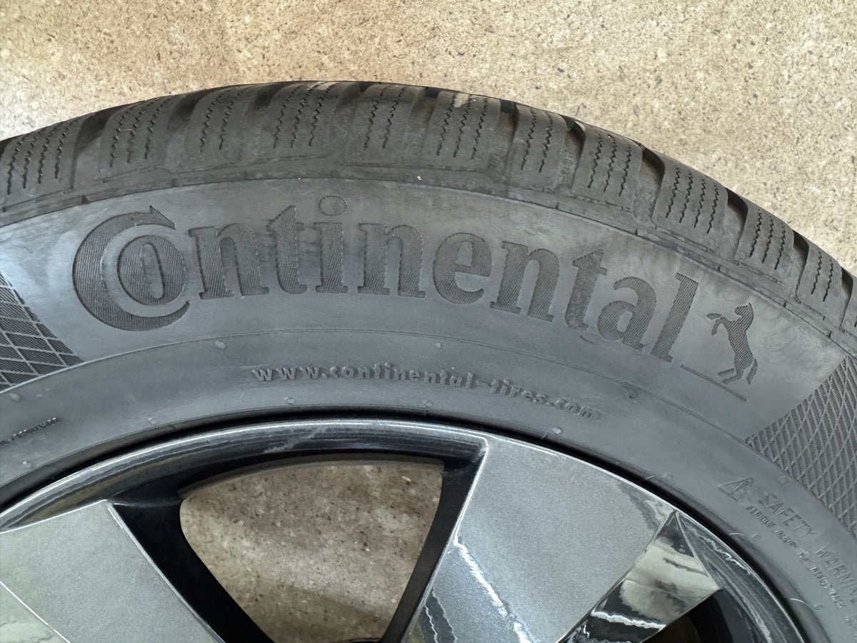 Original Skoda Kodiaq I 1 NS II 2 PS 17 Zoll Nanuq Winterräder Winterreifen Felgen 565601025AA Alufelgen 6,5x17 ET38 5x112 215/65 R17 103H M+S Winterradsatz Schwarz SUV