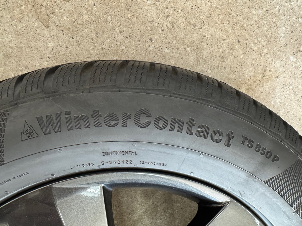 Original Skoda Kodiaq I 1 NS II 2 PS 17 Zoll Nanuq Winterräder Winterreifen Felgen 565601025AA Alufelgen 6,5x17 ET38 5x112 215/65 R17 103H M+S Winterradsatz Schwarz SUV