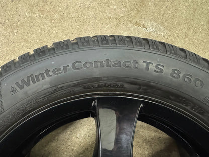 Original Skoda Octavia III 3 5E 16 Zoll Winterräder Winterreifen Felgen KBA 49473 Alufelgen 6x16 ET48 5x112 205/55 R16 91H Schwarz Kombi Limousine Winterradsatz