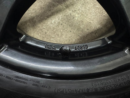 Original Skoda Octavia III 3 5E 16 Zoll Winterräder Winterreifen Felgen KBA 49473 Alufelgen 6x16 ET48 5x112 205/55 R16 91H Schwarz Kombi Limousine Winterradsatz
