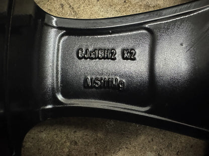 Original Skoda Octavia III 3 5E 16 Zoll Winterräder Winterreifen Felgen KBA 49473 Alufelgen 6x16 ET48 5x112 205/55 R16 91H Schwarz Kombi Limousine Winterradsatz