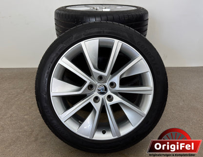 Original Skoda Octavia IV NX 18 Zoll Braga Sommerräder 5E3601025K (Scout) Sommerreifen Felgen Alufelgen 5E3601025L 225/45 R18 91Y Offroad Sommerkomplettradsatz